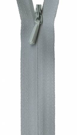 Unique Invisible Zipper Pearl Grey 9in