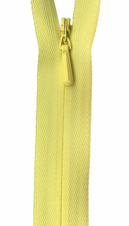 Unique Invisible Zipper Yellow 22in