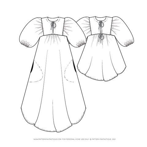 Vali Dress Pattern --- Pattern Fantastique