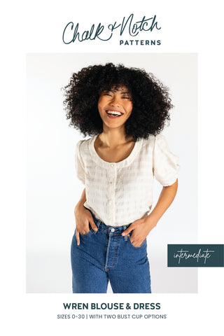 Wren Top & Dress Pattern -- Chalk & Notch