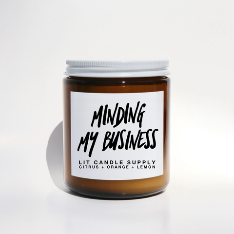Minding My Business Candle