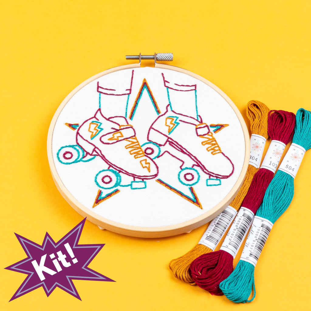 Quad Goals 5" Embroidery Kit -- PopLush Embroidery