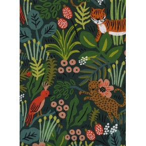 Jungle - Hunter Canvas -- Menagerie -- Rifle Paper Co. for Cotton + Steel Fabrics