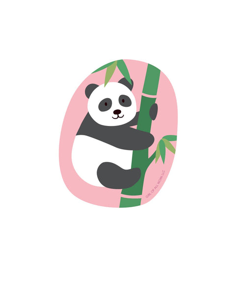 Panda Vinyl Sticker