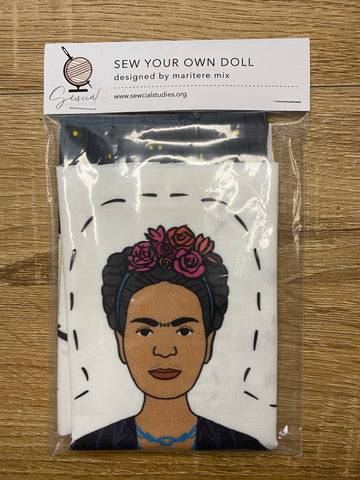 Frida Kahlo DIY Doll Fabric