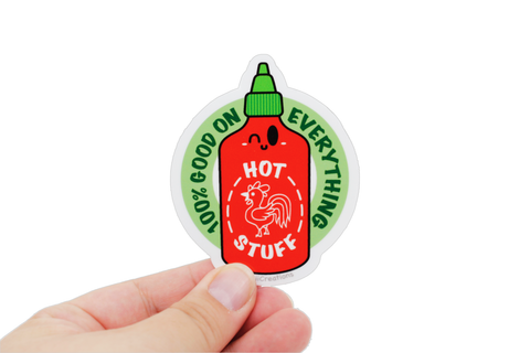 Sriracha Good On Everything Vinyl Sticker