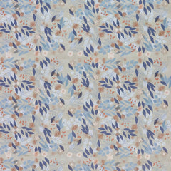 1/2 Yard Cut: Floral Frost Cork Fabric