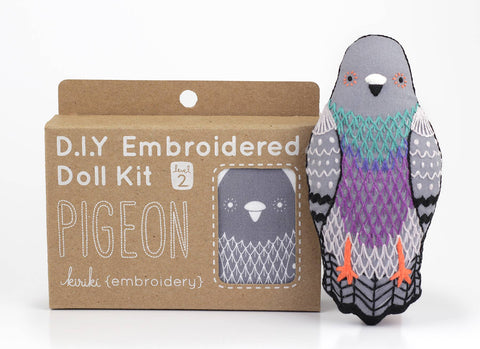 Pigeon - Embroidery Kit: Doll Kit