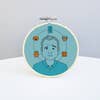 Bill Murray Embroidery Kit -- Holly Oddly