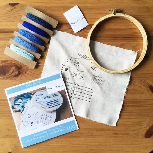 Basics Embroidery Kit by The Comptoir