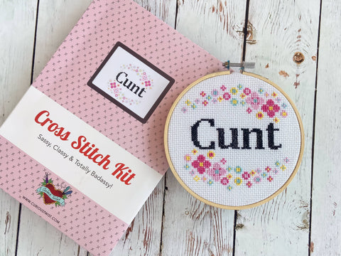 C*nt - Cross Stitch Kit