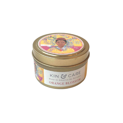 Icon Collection Tin Candle -- Amanda Gorman/Orange Blossom