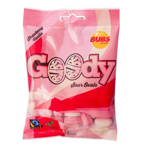 NEW Bubs Sour Goody Strawberry Vanilla Ovals