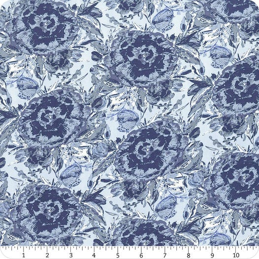 Rosefield Sapphire Rayon -- Eve by Bari J. -- Art Gallery Fabrics