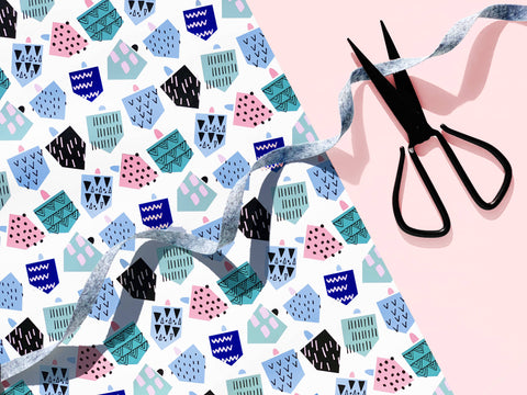 Dreidel Wrapping Paper Sheet - Hanukkah