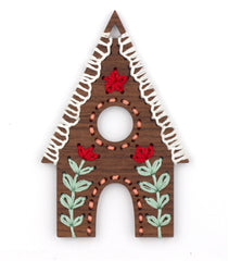Gingerbread House - DIY Stitched Ornament Kit