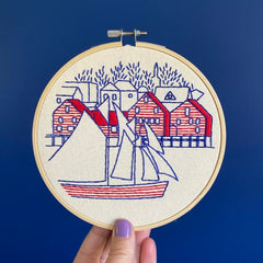 Lunenburg Embroidery Kit by Hook, Line, and Tinker Embroidery