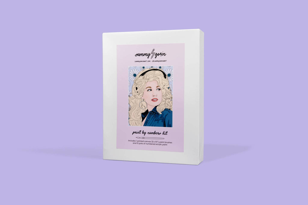 Dolly Parton Paint By Numbers Kit