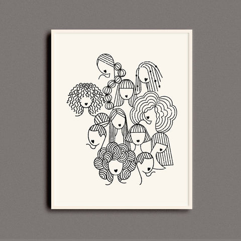 Sup Ladies 8x10 Art Print