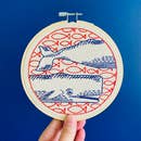Deep Dive Embroidery Kit by Hook, Line, and Tinker Embroidery