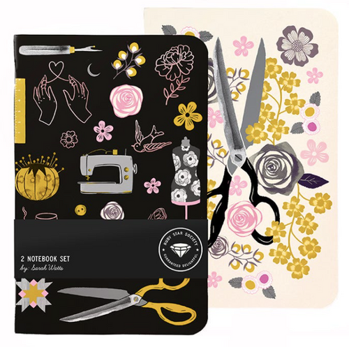 Sarah's Sewing Things Notebook 2ct -- Ruby Star Society