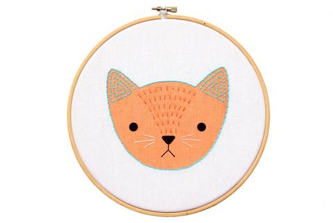 Kitten Hoop Art Kit by Kiriki Press