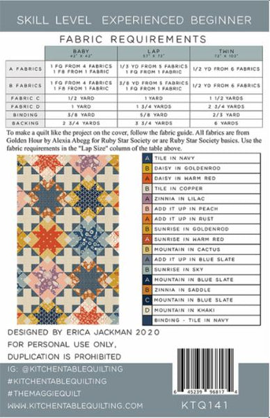 The Maggie Quilt Pattern -- Kitchen Table Quilting