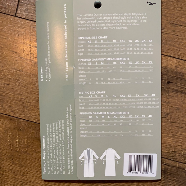 Cambria duster