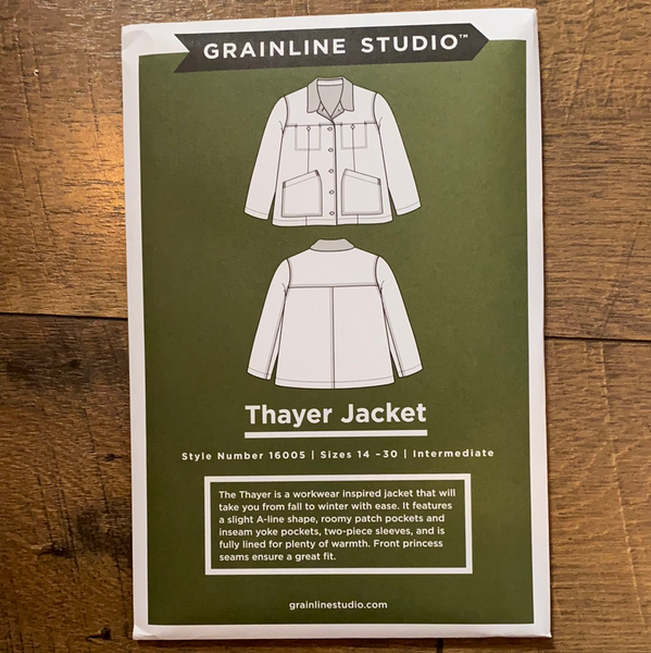 Thayer Jacket Pattern — Grainline Studios