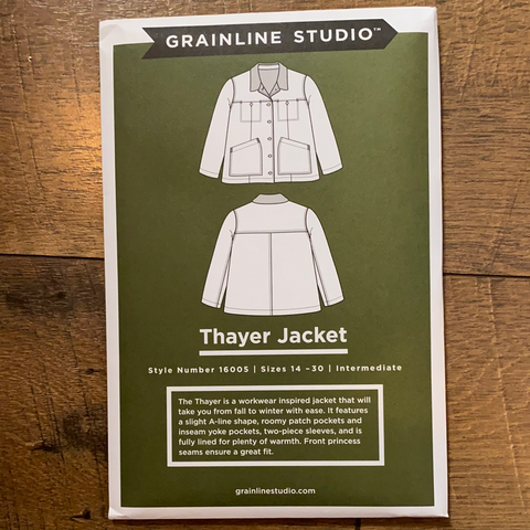Thayer Jacket Pattern — Grainline Studios