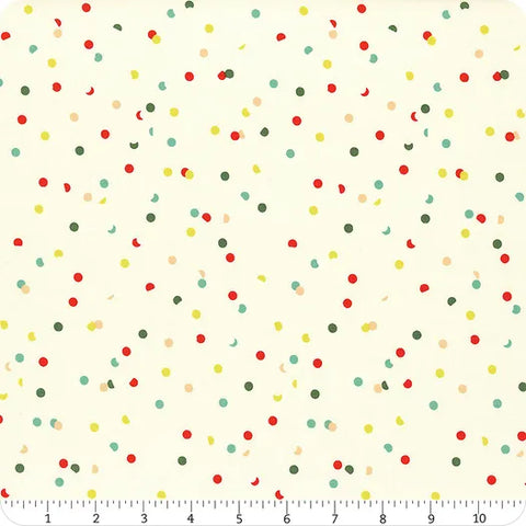 Hole Punch Dot in Multi -- Jolly Basics Ruby Star Society Collaborative -- Moda Fabric