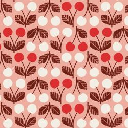 Cherry in Cherry Red -- Under the Apple Tree --- Loes Van Oosten  for Cotton + Steel