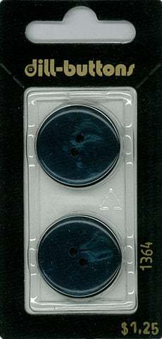 Fashion Buttons DB1364 7/8" Blue -- Dill Buttons