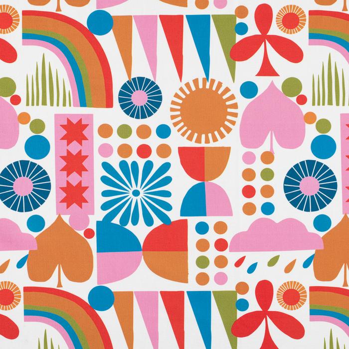 Lisa Congdon Rainbows Cotton Sateen -- Nerida Hansen