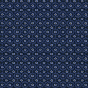 Emma in Navy Metallic  -- Vintage Garden by Rifle Paper Co. for Cotton + Steel Fabrics
