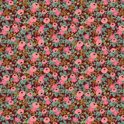 Rosa - Burgundy Metallic -- Garden Party by Rifle Paper Co. for C + Steel