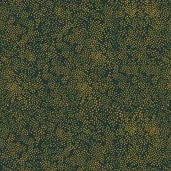 Menagerie Champagne in Evergreen Metallic - Basics by Rifle Paper Co for Cotton + Steel
