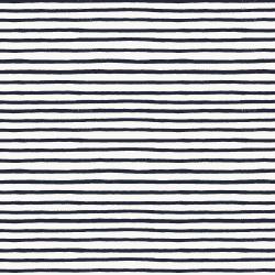Holiday Classics Festive Stripe in Navy --  Bon Voyage by Rifle Paper Co. for C + Steel