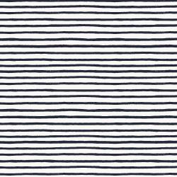 Holiday Classics Festive Stripe in Navy --  Bon Voyage by Rifle Paper Co. for C + Steel