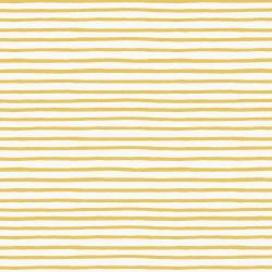 Holiday Classics Festive Stripe in Yellow --  Bon Voyage by Rifle Paper Co. for C + Steel