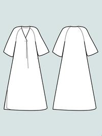 Kaftan Dress Pattern XS-L -- The Assembly Line Patterns