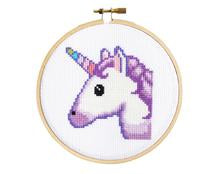 Unicorn DIY Cross Stitch Kit -- The Stranded Stitch