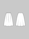 Three Pleat Skirt Pattern XS-L  -- The Assembly Line Patterns