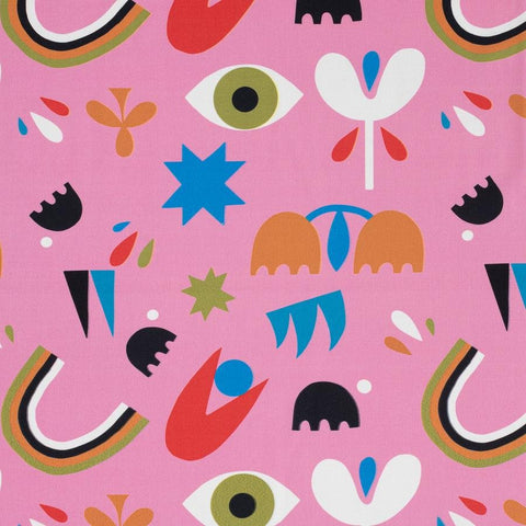 Lisa Congdon Tulip Pink Cotton Sateen -- Nerida Hansen